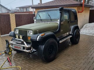 1993 Jeep Wrangler I (YJ), зелёный, 1500000 рублей, вид 1