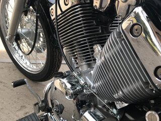 2003 Yamaha XV535 Virago, чёрный, 2000000 рублей, вид 4