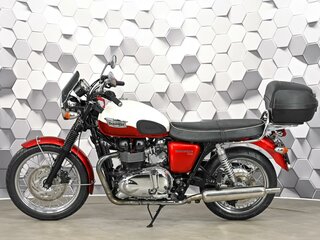 2013 Triumph Bonneville T100, белый, 499000 рублей, вид 4