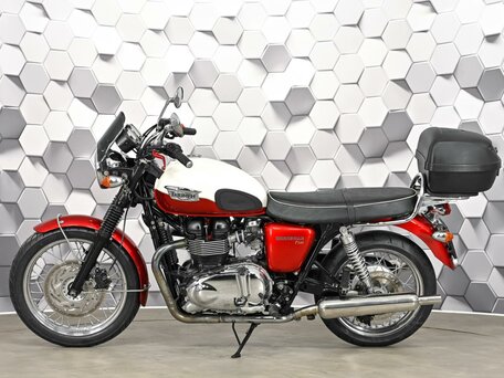 2013 Triumph Bonneville T100, белый, 499000 рублей, вид 4