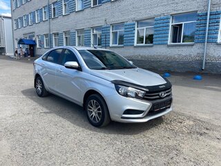 2016 Lada (ВАЗ) Vesta I, серебристый, 890000 рублей, вид 3