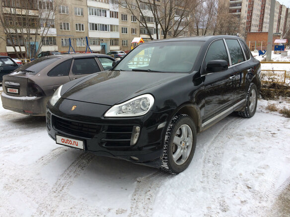 2007 Porsche Cayenne S I Рестайлинг (957), зелёный, 1500000 рублей
