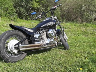 2003 Yamaha XVS400 Drag Star, чёрный, 350000 рублей, вид 4