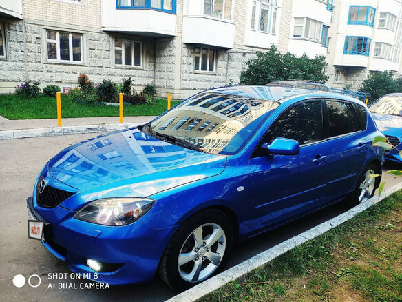 2006 Mazda 3 I (BK), голубой - вид 7