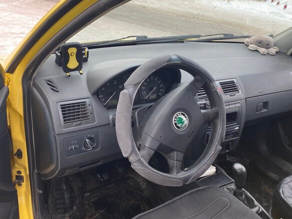 2003 Skoda Fabia I, жёлтый, 215000 рублей - вид 7