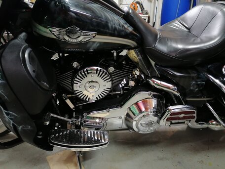 2003 Harley-Davidson Electra Glide, чёрный, 970000 рублей, вид 3