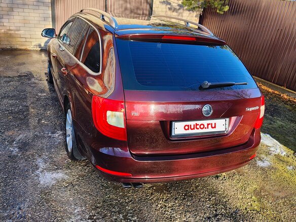 2012 Skoda Superb II, фиолетовый, 899000 рублей - вид 4