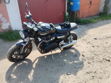 2023 Triumph Speed Twin, чёрный, 950934 рублей, вид 1