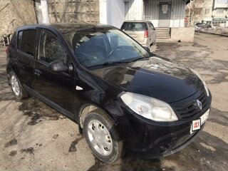 2012 Renault Sandero I, чёрный, 480000 рублей, вид 2