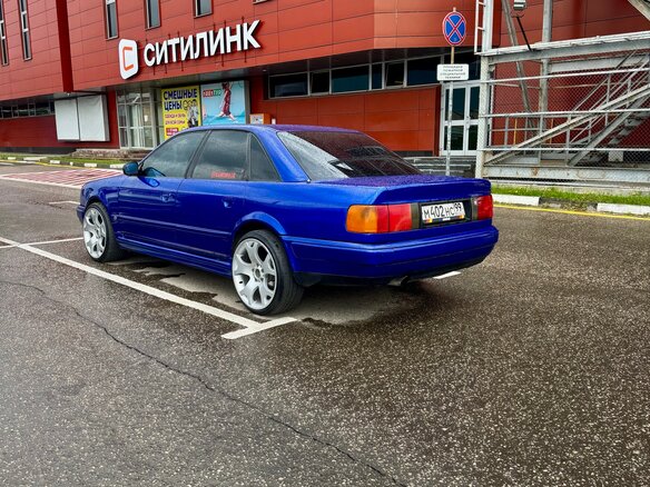 1993 Audi 100 IV (C4), синий, 500000 рублей - вид 7