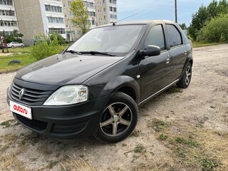 2013 Renault Logan I Рестайлинг, чёрный, 350000 рублей, вид 1