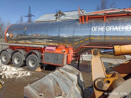 2021 УралСпецТранс Полуприцеп-цистерна, оранжевый, 3300000 рублей, вид 4