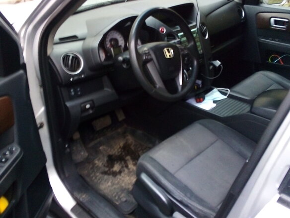 2008 Honda Pilot II, серебристый - вид 1