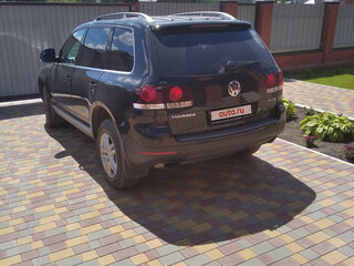 2008 Volkswagen Touareg I Рестайлинг, чёрный, 1250000 рублей, вид 3