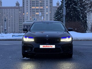 2017 BMW 5 серии 530d VII (G30/G31/G38), синий, 3490000 рублей, вид 3