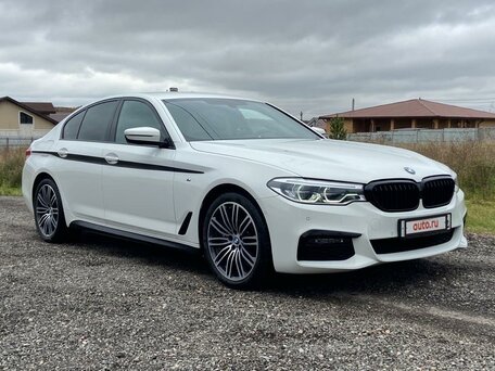 2019 BMW 5 серии 530d xDrive VII (G30/G31/G38), белый, 5100000 рублей, вид 3