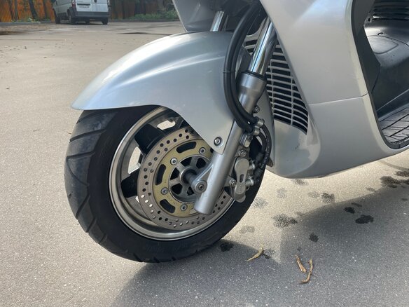 1999 Suzuki Burgman (SkyWave) 400, серебристый - вид 6