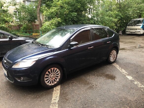2009 Ford Focus II Рестайлинг, синий