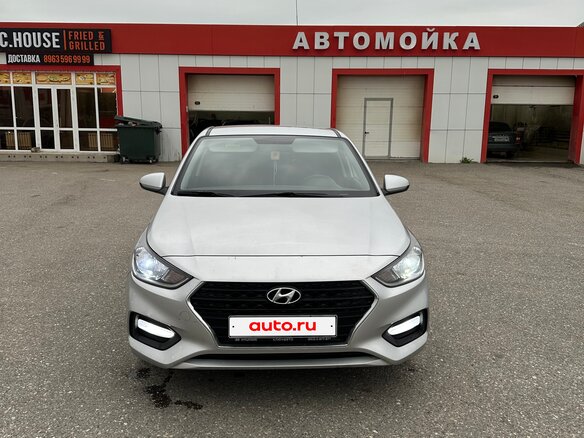 2019 Hyundai Solaris II, серебристый, 1150000 рублей