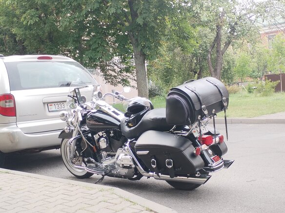 2006 Harley-Davidson Road King, чёрный, 620000 рублей - вид 16