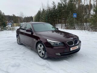 2008 BMW 5 серии 525i V (E60/E61) Рестайлинг, красный, 950000 рублей, вид 1
