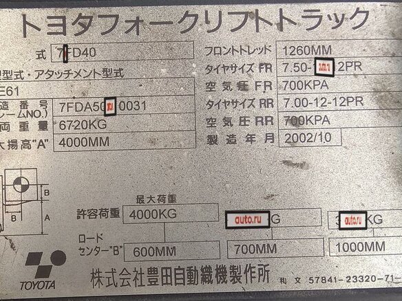 2002 Toyota Дизельные, оранжевый, 812071 рублей - вид 13