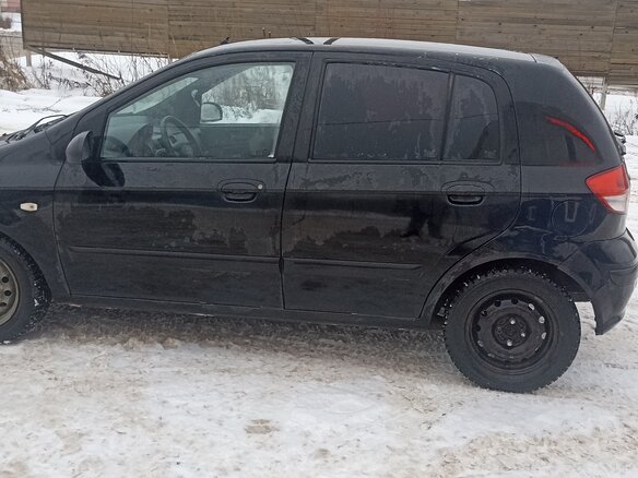 2003 Hyundai Getz I, чёрный, 220000 рублей - вид 4