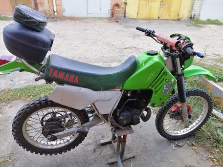1994 Yamaha DT125, зелёный, 128000 рублей, вид 5