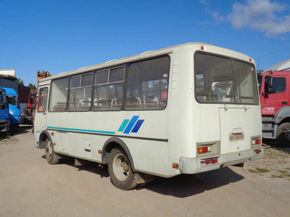 2014 ПАЗ 3205, белый - вид 2