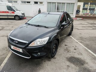 2008 Ford Focus II Рестайлинг, чёрный, 570000 рублей, вид 2