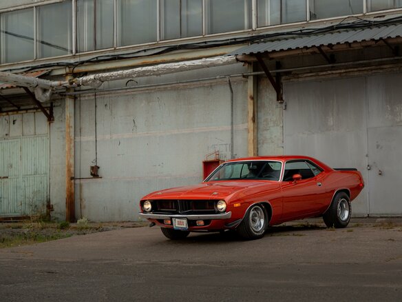 1972 Plymouth Barracuda, оранжевый - вид 1