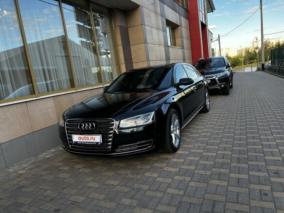 2014 Audi A8 Long III (D4) Рестайлинг, чёрный, 2150000 рублей