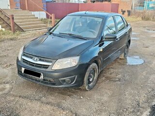 2016 Lada (ВАЗ) Granta I, чёрный, 350000 рублей, вид 1
