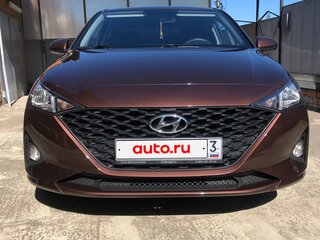 2021 Hyundai Solaris II Рестайлинг, коричневый, 1600000 рублей, вид 2