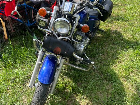 1994 Honda Steed 400, синий, 289000 рублей, вид 2