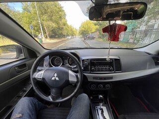 2012 Mitsubishi Lancer X Рестайлинг, серебристый, 750000 рублей, вид 3