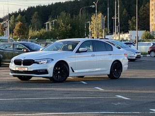 2017 BMW 5 серии 520d VII (G30/G31/G38), белый, 2390000 рублей, вид 2