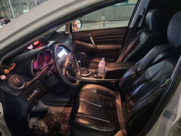 2011 Mazda CX-7 I Рестайлинг, белый, 1350000 рублей - вид 4