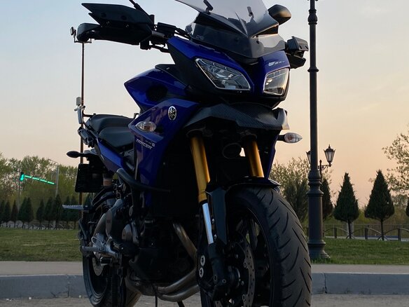 2016 Yamaha MT-09 Tracer (FJ-09), синий, 780000 рублей - вид 7
