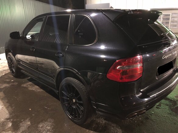 2007 Porsche Cayenne Turbo I Рестайлинг (957), чёрный, 1500000 рублей - вид 29