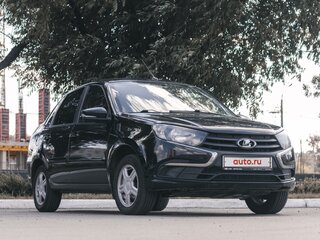 2020 Lada (ВАЗ) Granta I Рестайлинг, чёрный, 590000 рублей, вид 4