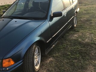1993 BMW 3 серии 318i III (E36), синий, 435000 рублей, вид 4