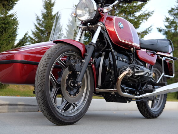 1985 BMW R 80, пурпурный - вид 20