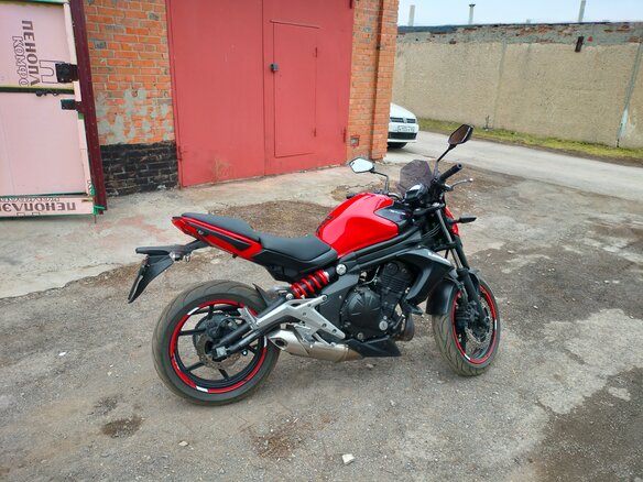 2013 Kawasaki ER-6N, красный, 510000 рублей - вид 16