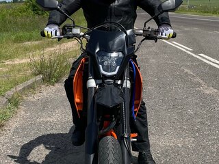 2003 KTM 640 LC4 Supermoto, чёрный, 272000 рублей, вид 3
