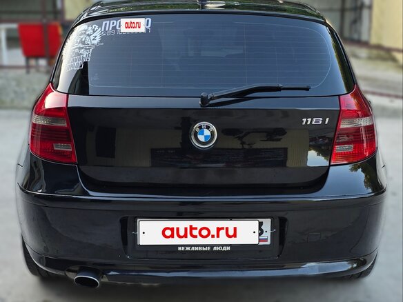 2011 BMW 1 серии 116i I (E81/E82/E87/E88) Рестайлинг, чёрный, 1000050 рублей - вид 6