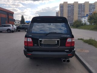 2002 Toyota Land Cruiser Cygnus 100 Series, чёрный, 1999999 рублей, вид 3