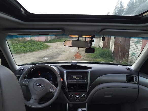 2008 Subaru Forester III, чёрный - вид 4