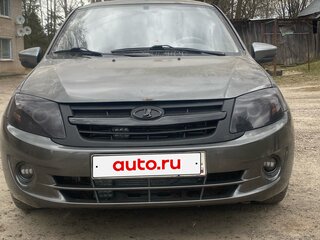 2013 Lada (ВАЗ) Granta I, серебристый, 330000 рублей, вид 1