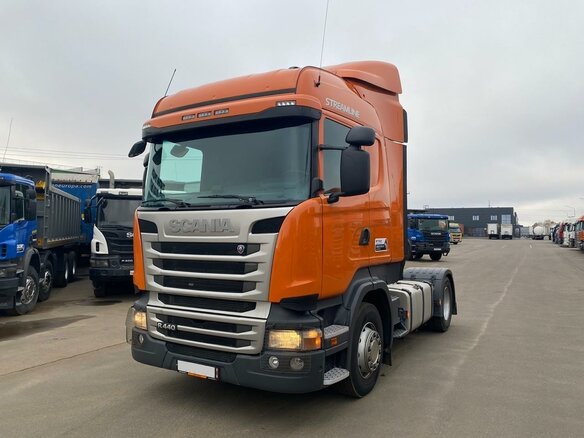 2018 Scania R-Series, оранжевый - вид 2